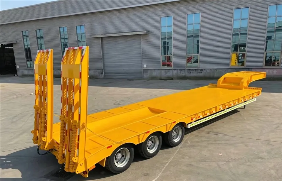 40 ft Semi Low Bed Trailer factory
