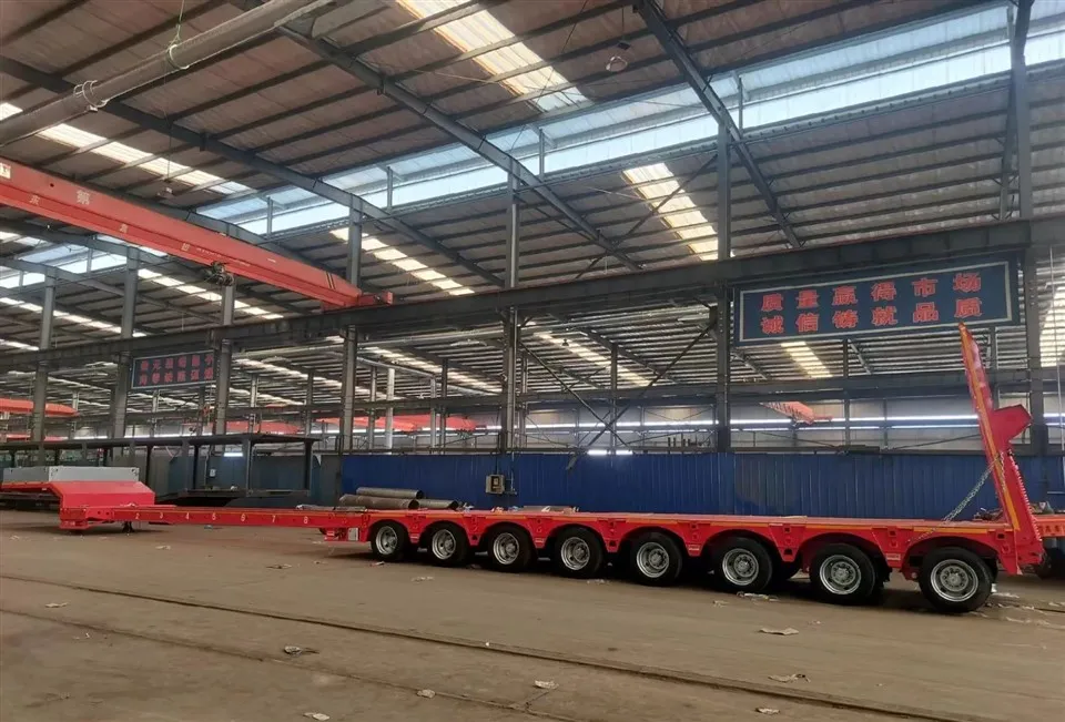 Extendable Low Bed Trailer factory
